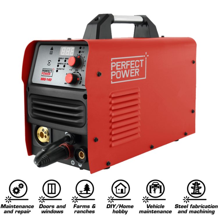 Perfect Power Welders MIG-140 Gas Gasless MIG/MAG IGBT Inverter Welding Machine Mig Welders Mig Welding Machine