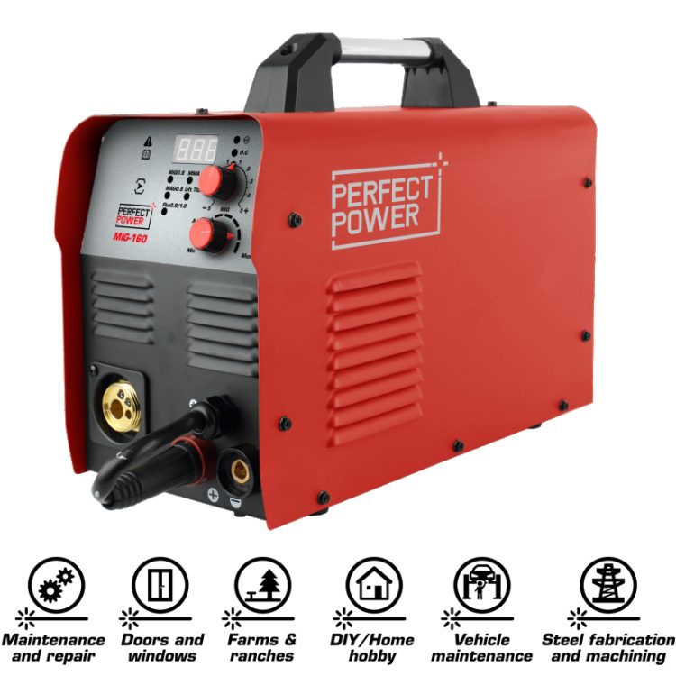 Perfect Power Welders MIG-160 Gas Gasless MIG/MAG IGBT Inverter Welding Machine Mig Welders Mig Welding Machine