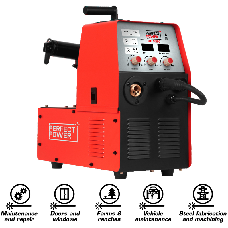 MIG-200 MIG MAG IGBT Inverter Welding Machine - PERFECT POWER