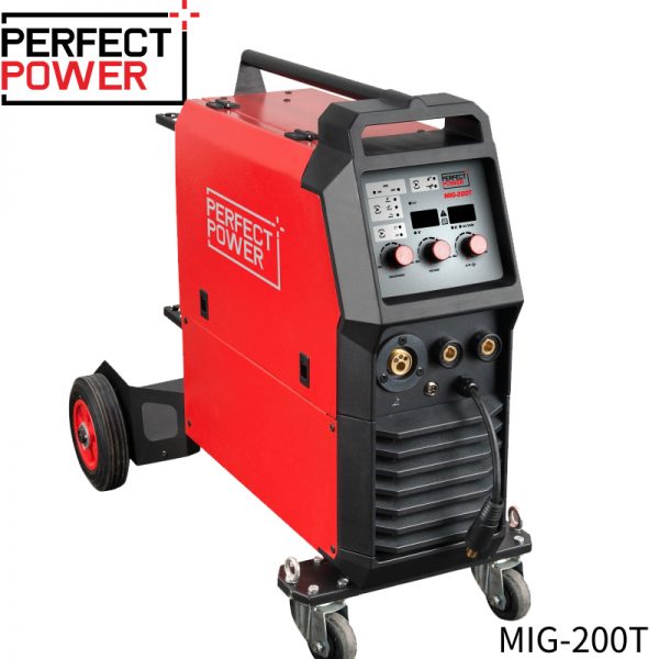 Perfect Power Welders MIG-200T MIG MAG IGBT Inverter Welding Machine Gas Shield Mig Welding Machine MIG/TIG/MMA Welding Machine