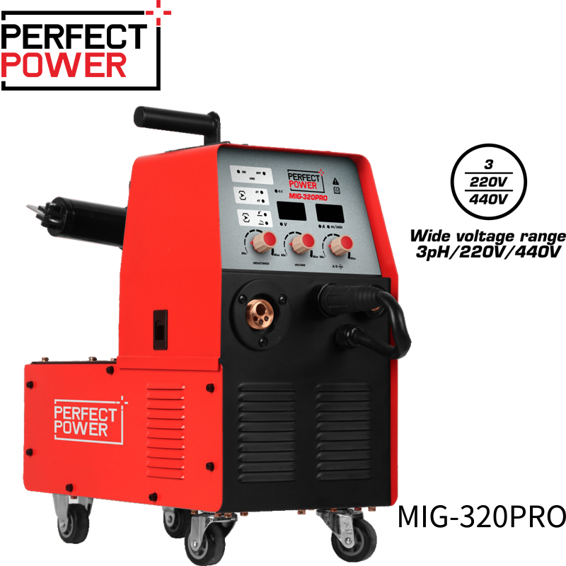 Perfect Power 350A Mig Welding Machine MIG-350P .PRO CO2 Gas Gasless Portable MIG MAG TIG MMA Inverter Soldadura Welding Machine