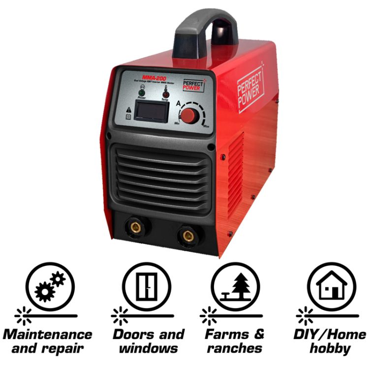 Perfect Power 180A Manual Metal Arc Welder Stick Welders MMA-180 Portable MMA Home Using ARC welder Inverter Welding Machine