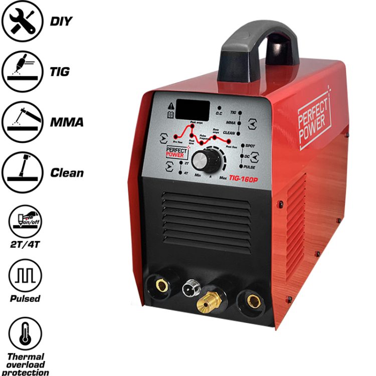 TIG-160P Tig Welder Machine Cold Welding Stainless Steel AC/DC Tig Welder With Cold Welding Multifunction Tig Welding Machine