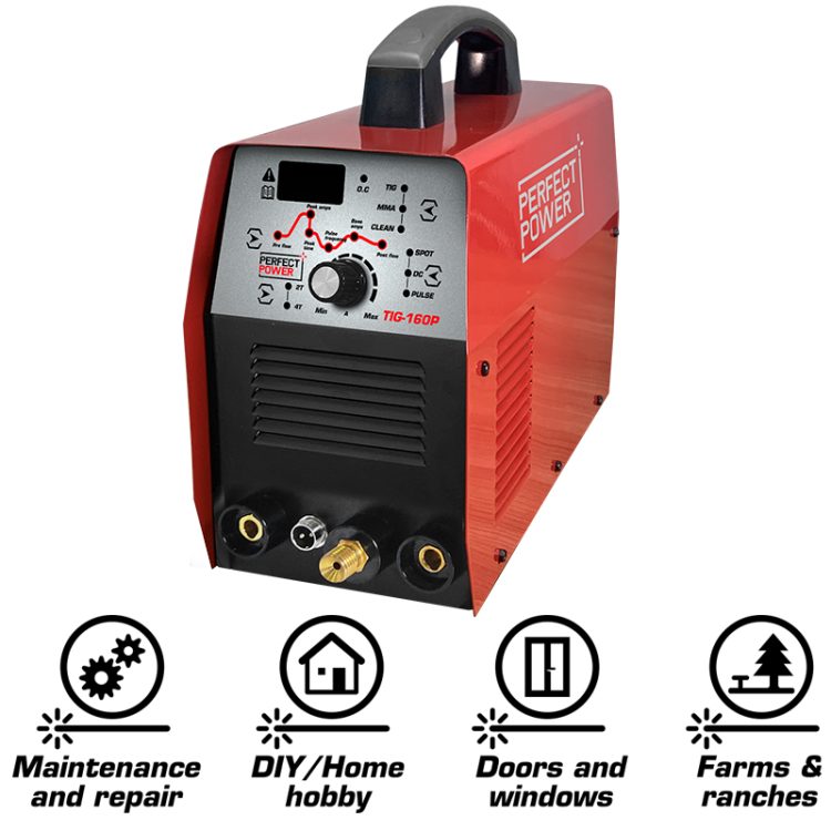 TIG-160P Tig Welder Machine Cold Welding Stainless Steel AC/DC Tig Welder With Cold Welding Multifunction Tig Welding Machine