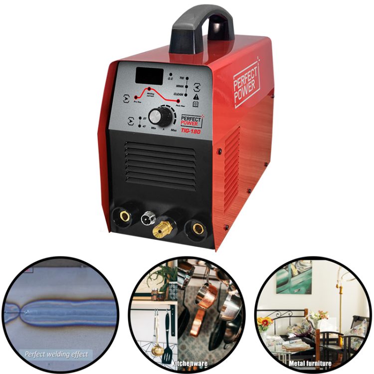 Perfect Power Portable Cold Welding Machine TIG-180 Stainless Steel AC/DC Tig Welder 180A Multifunction Tig Welding Machine
