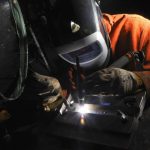 Because MIG welding employs a consumable filler material to make welds, it can often complete welds of thicker metal objects in less time than a TIG weld.