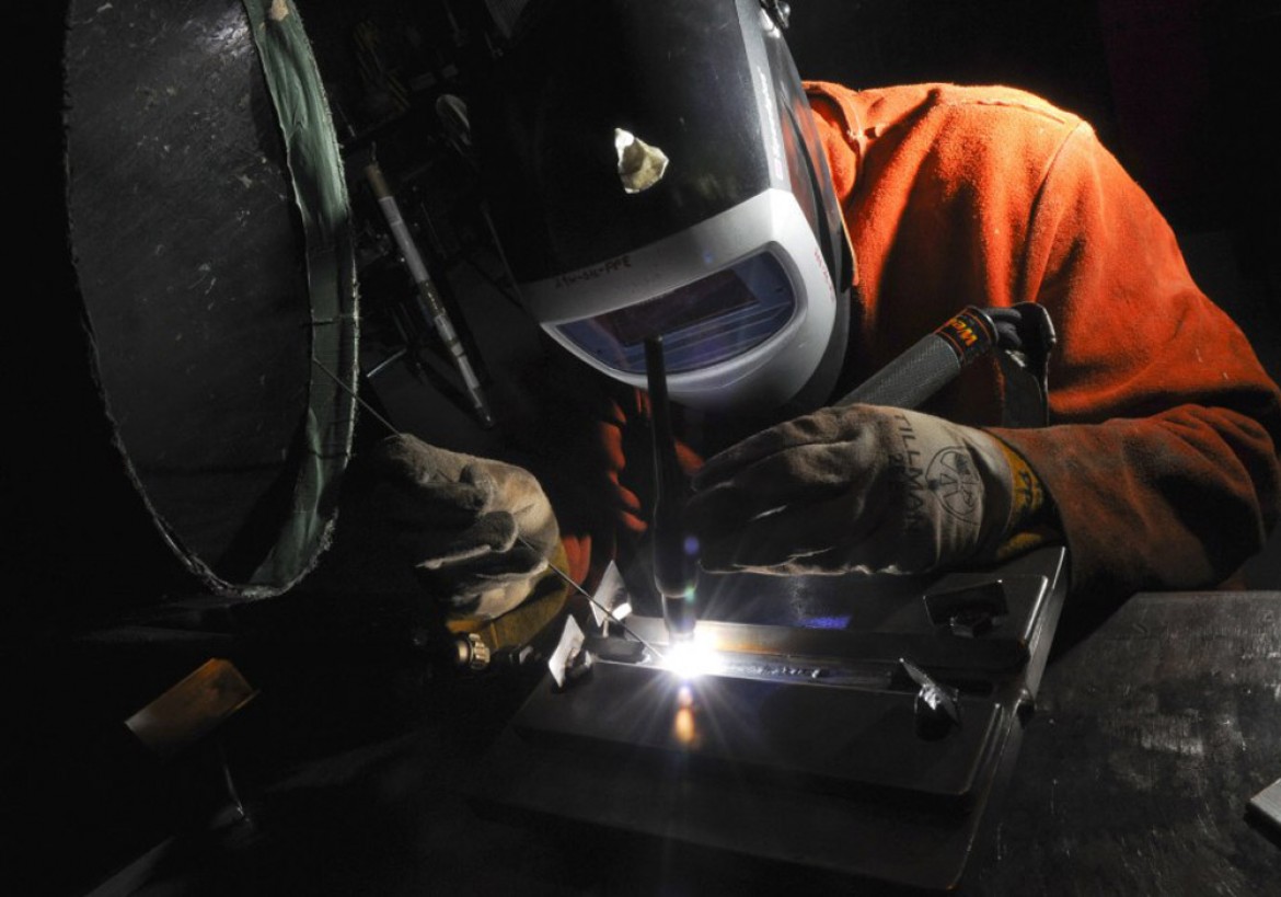 Because MIG welding employs a consumable filler material to make welds, it can often complete welds of thicker metal objects in less time than a TIG weld.