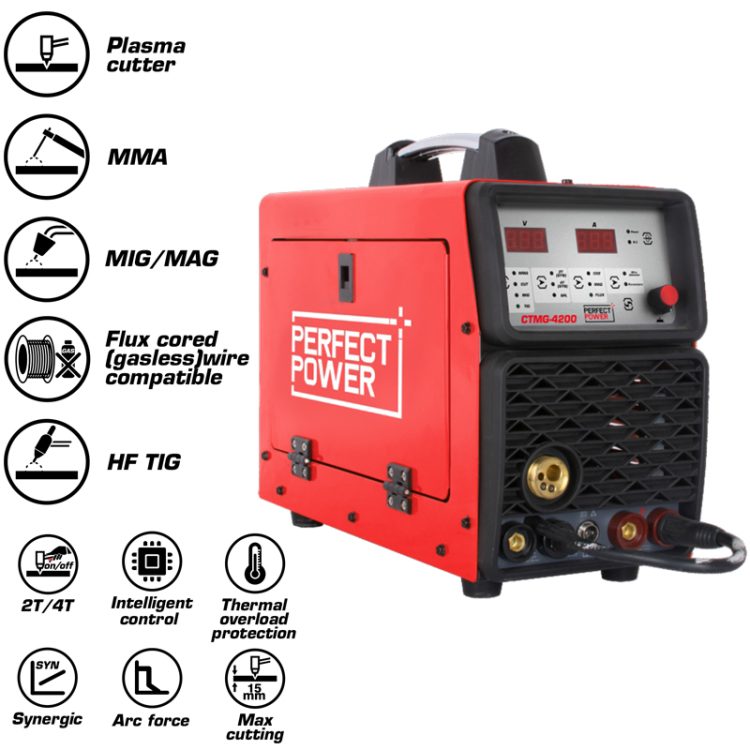 CTMG-4200 IGBT Inverter Plasma Cutter With MIG/MAG/HF TIG /MMA Function - Image 2