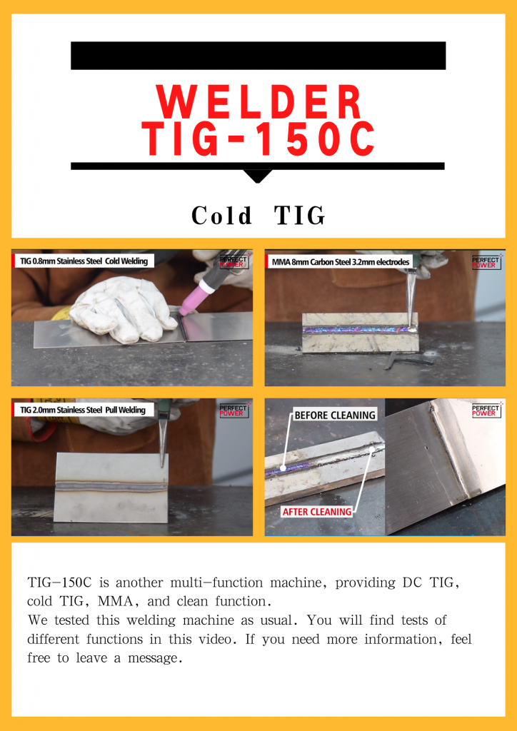 TIG-150C is another multi-function machine