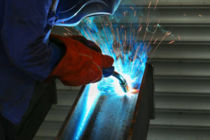 Inert gas mig welding