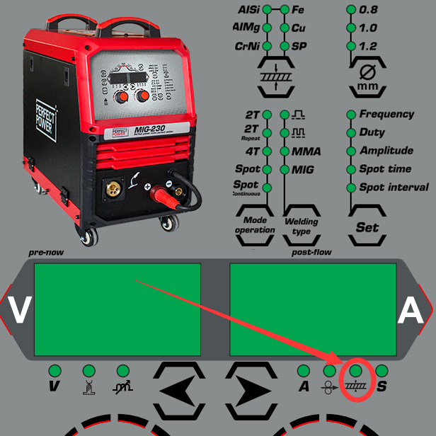 Double Pulsed MIG-230mini Professional for thin aluminum copper welding machine