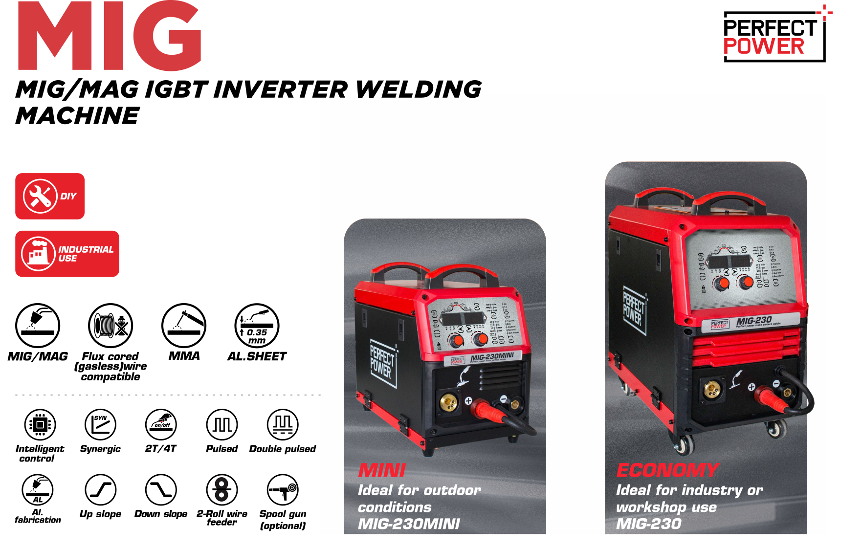 MIG-230 MIG MAG IGBT Inverter Welding Machine