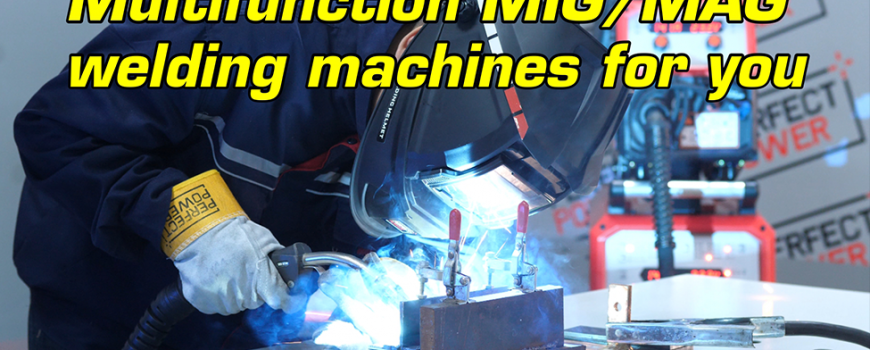 Multi-function welding – MIG MAG, MMA, and FLUX CORED Wire welding machine