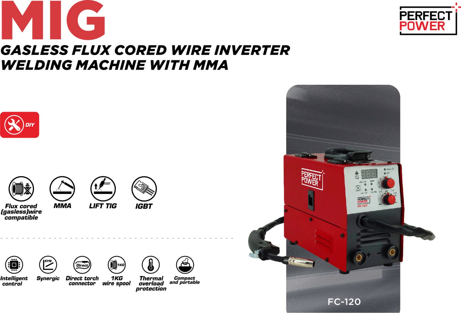 FC120 Best Gasless MIG Welders for a beginner or a DIY hobbyist