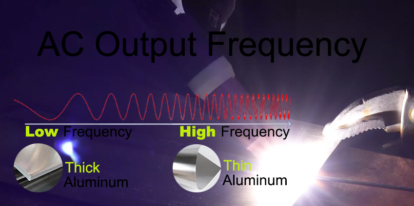 What current setting to use for TIG Welding Aluminum-Frequency
