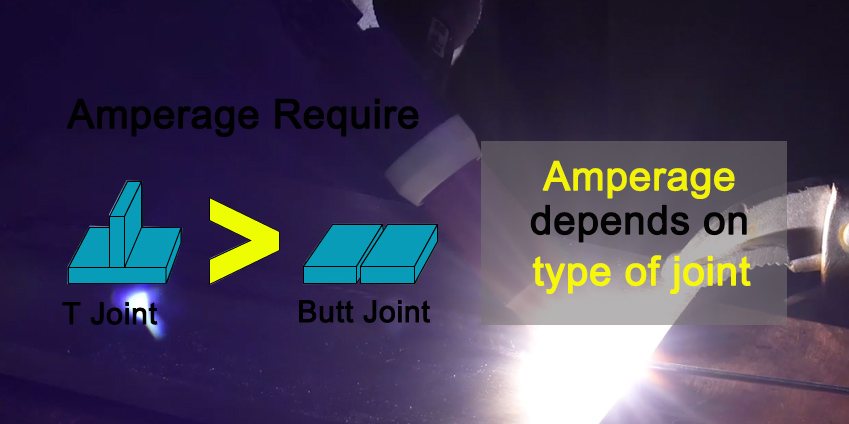 What current setting to use for TIG Welding Aluminum-T-joint vs Butt joint