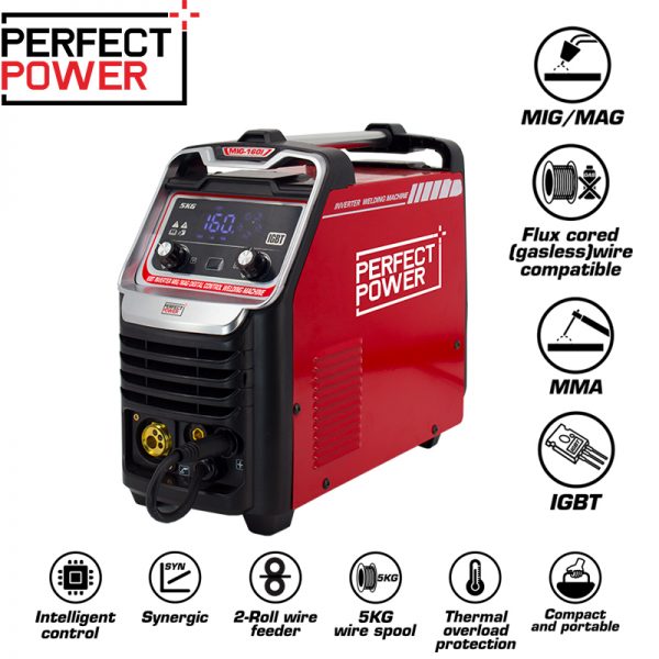 MIG160I Portable Multifunction MIG Welder With Double Pulse MIG