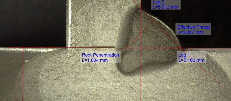 Penetration beyond the root increases the load carrying capacity of a fillet weld because it increases the effective throat and consequently the effective weld area.