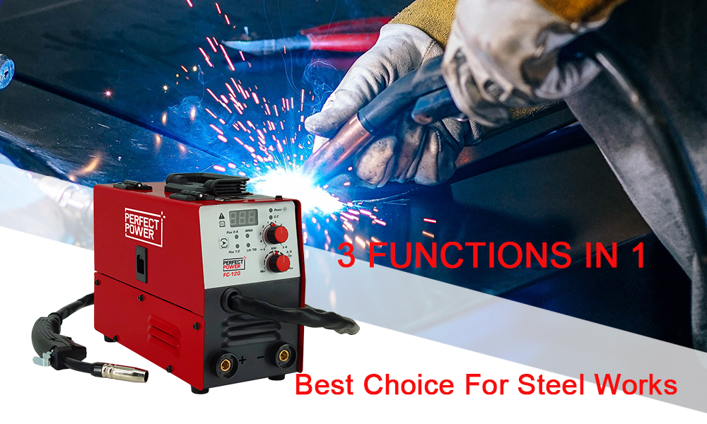 Multi-functions in one machine,suitable for Stick,Lift TIG,Flux MIG,best choice for steel works