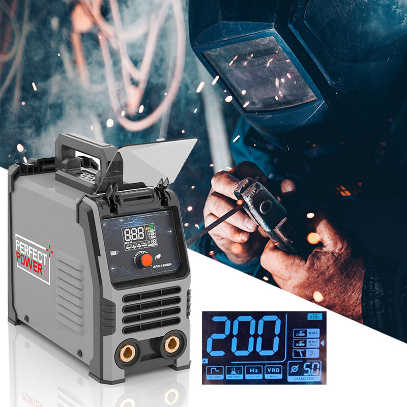 ARC-160DPS Pulse MMA Welder With Lcd Display Anti Stick, Hot Start, Arc Force, Vrd, Pulse, Lift TIG Welding Machines
