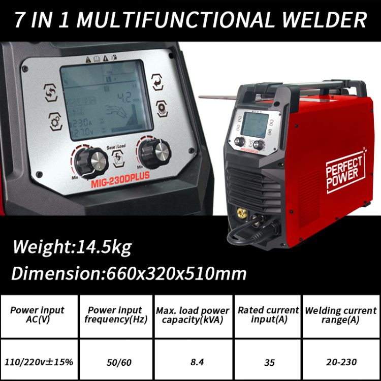 MIG-230DPLUS MIG Welder - Image 4