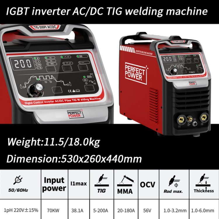 TIG-200PI AC DC TIG Welder - Image 8