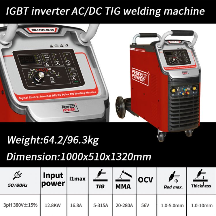 TIG-315PI AC DC TIG Welder - Image 2