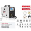 MIG-200LCD Double Pulse MIG Welder /Flux-Cored/TIG/Stick Multi-Process Welder