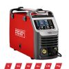 MIG-200PI MIG Welder Pulsed MIG/Double pulse MIG/Flux-Cored/TIG/Stick Multi-Process Welder