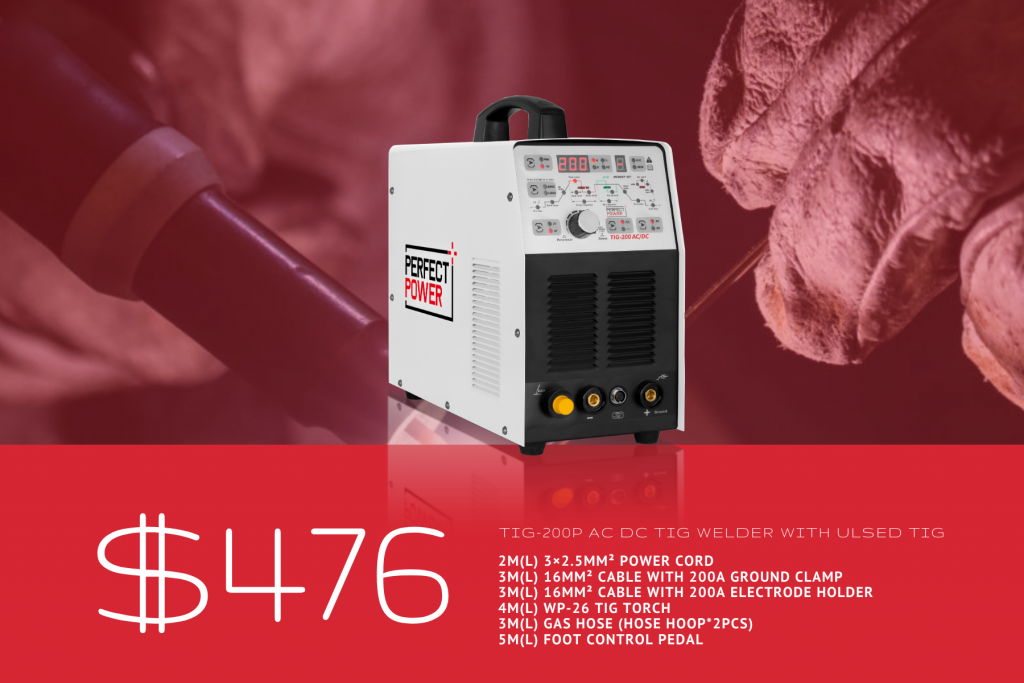 Best Automotive Sheet Metal Welder TIG-200P AC DC TIG Welding Machine