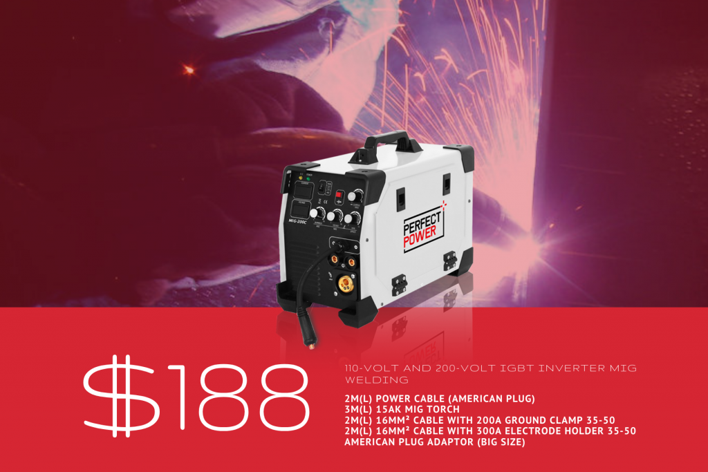Best MIG Welders to Weld Sheet Metal 110-Volt and 200-Volt IGBT Inverter MIG Welding Machine