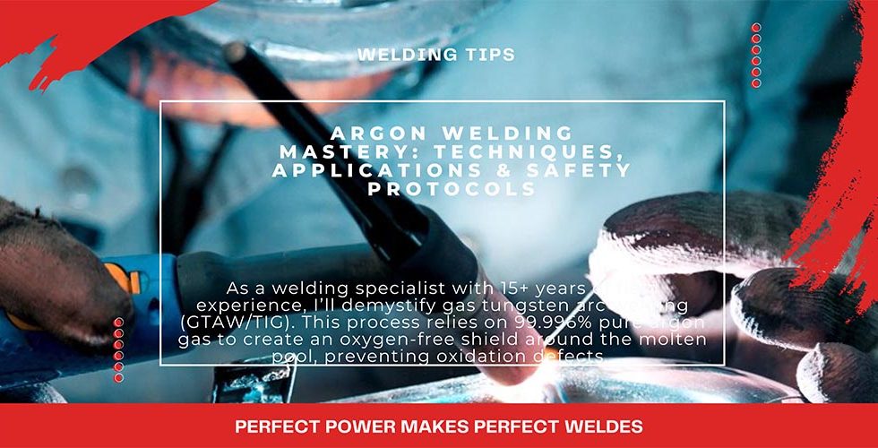 Argon Welding Mastery: Techniques, Applications & Safety Protocols