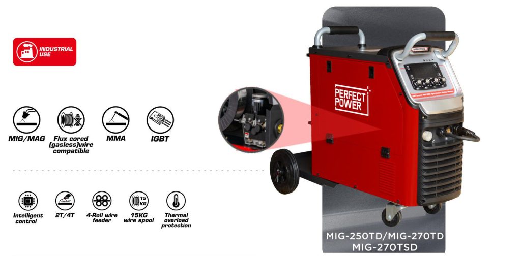 MIG-250TD 220V Spool Gun Aluminum MIG Welder