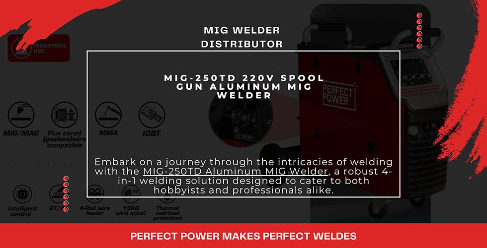 MIG-250TD 220V Spool Gun Aluminum MIG Welders