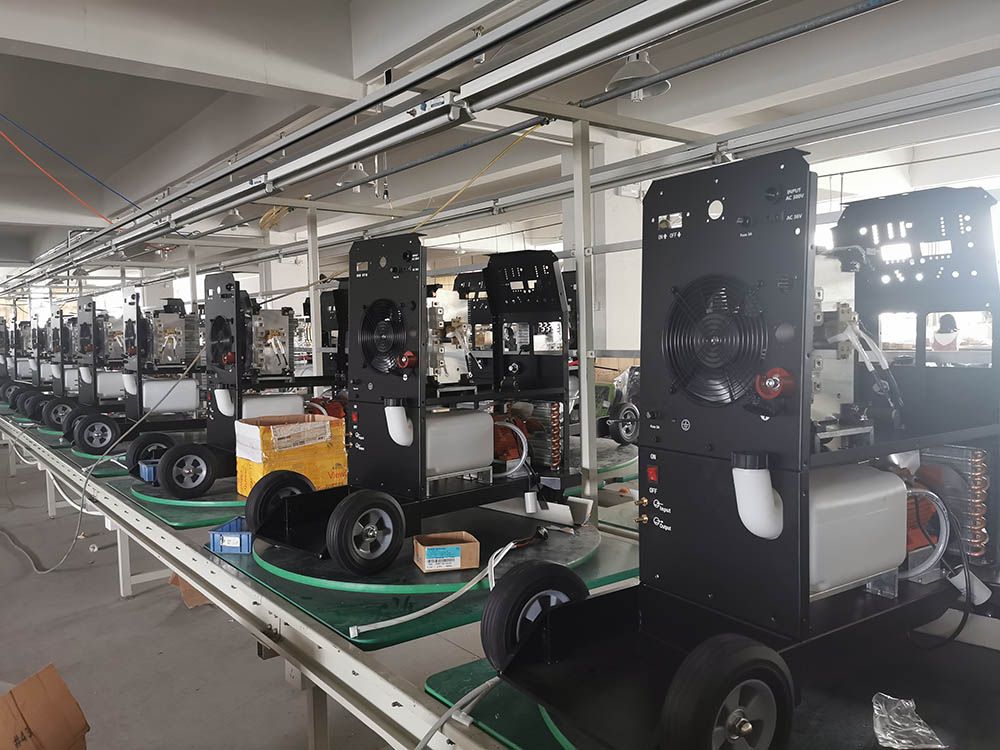 MIG Welder Factory - Installation line
