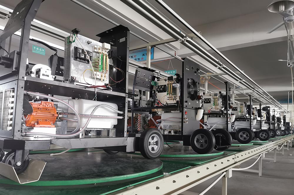 MIG Welder Factory - Installation lines